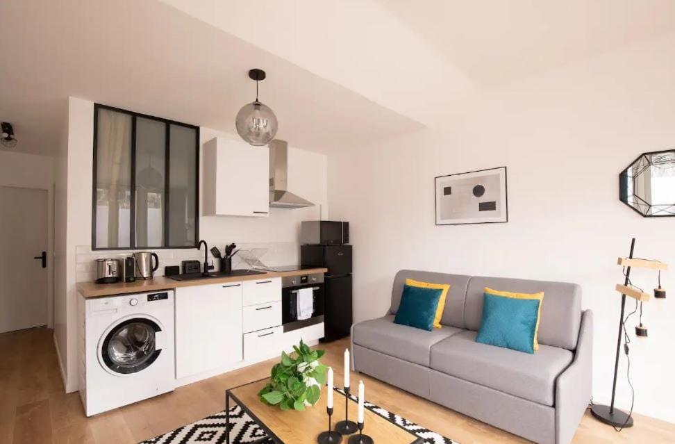 Appartement Lumineux Proche Parc De La Villette Paris Exterior photo